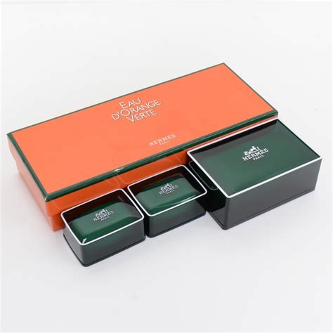 hermes soaps|Hermes garden soap gift set.